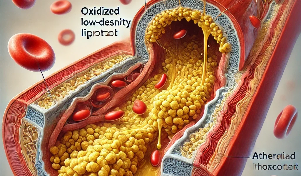 oxidized-cholesterol-buildup-in-an-artery