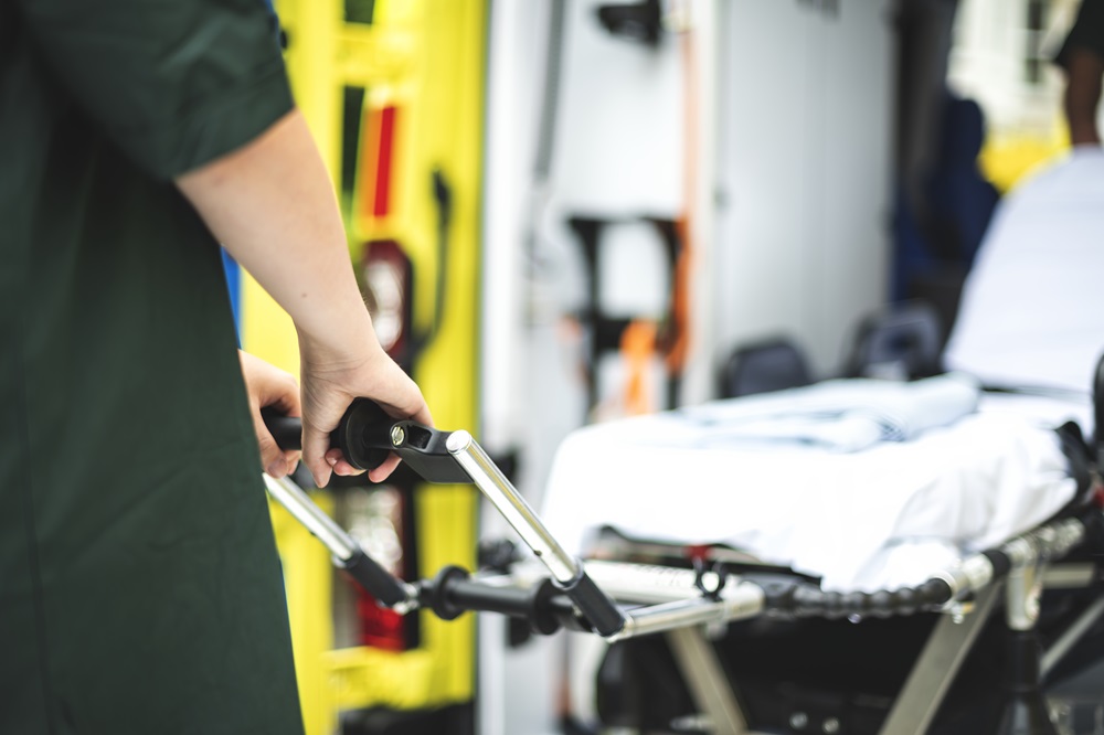 Paramedics ambulance ertriage